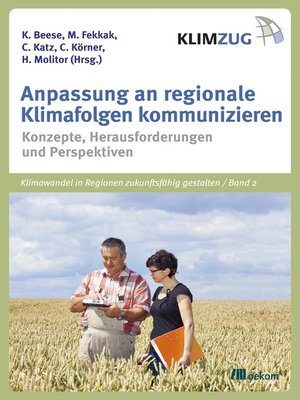 cover image of Anpassung an regionale Klimafolgen kommunizieren